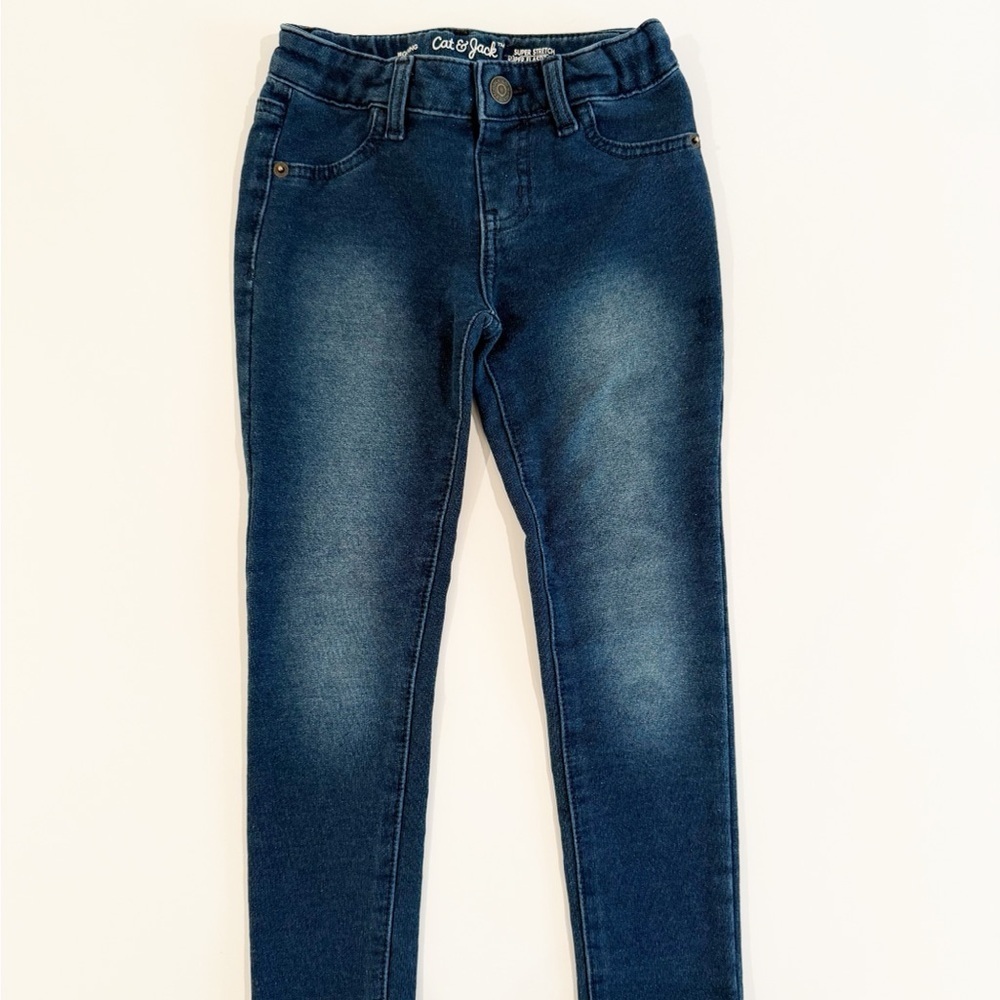 Cat & Jack Girl’s XS (4/5) Super Stretch Jeggings - Picture 6 of 6
